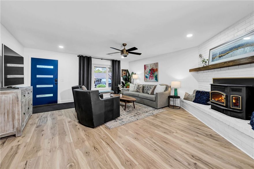 Location is everything in this updated 3 bed, 2 bath home offering 2,264 sf of living space. Positioned directly on the Razorback Greenway, it is a short 4-minute bike ride or 15-minute walk to the center of the new Wal-Mart campus. The home is currently operating as a successful Airbnb. The furnishings and décor are negotiable, allowing for a seamless turnkey opportunity. Inside, you’ll find a bright open layout with upgraded finishes, a beautifully appointed kitchen, comfortable living and dining spaces, and generous bedrooms. 2 car garage and a large professionally landscaped yard.