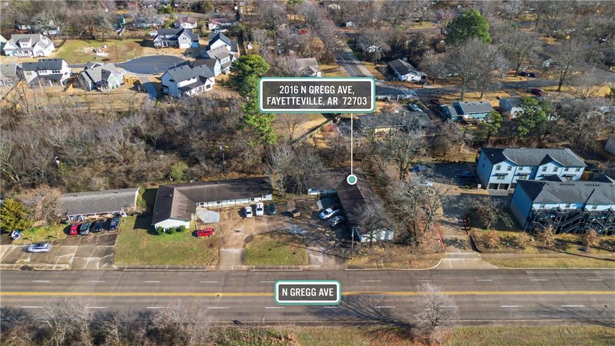 Looking to build or expand your investment portfolio with a turn key asset? This fully remodeled fourplex is located in the heart of Fayetteville, just minutes from the University of Arkansas and Washington Regional Hospital, with convenient access to shopping, dining, I-49, and other local amenities. The property features four units, each offering 2 bedrooms, 1 bathroom, a living area, kitchen, and washer/dryer hookups, making it an attractive option for long-term tenants in a highly desirable location. All units are currently leased. Tenant occupied—do not disturb tenants. No showings without an accepted offer.