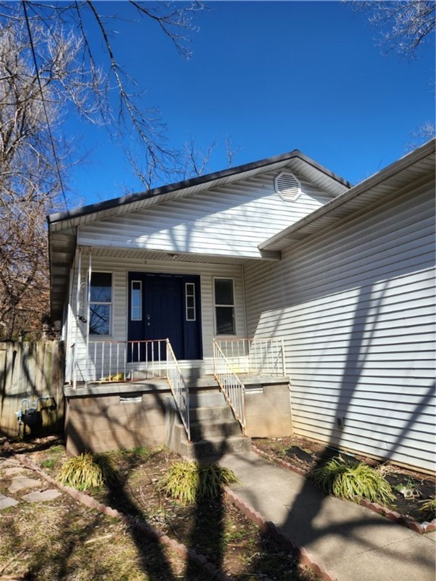 Welcome to a 3-bedroom, 2-bathroom home offering comfort, convenience, and low-maintenance living in a desirable area of Harrison. With 1,170 sq ft on a 4,999 sq ft lot, this home is ideal for first-time buyers, downsizers, or investors. Open-concept layout creates a seamless flow between living, dining, and kitchen areas. Nestled in the heart of Harrison, this home offers a perfect blend of quiet living and convenient city access. Located minutes from downtown, this property enjoys close proximity to shops, restaurants, schools, and parks. This desirable area is tucked into a peaceful, established neighborhood, ideal for families, retirees, or investors seeking a high-demand rental area. Enjoy just a short drive from outdoor attractions such as Buffalo National River, Mystic Caverns, and views at Maplewood Cemetery.  Whether you're looking to settle down or expand your portfolio, 811A East Fick Avenue provides the ideal location to enjoy the best of Harrison living.