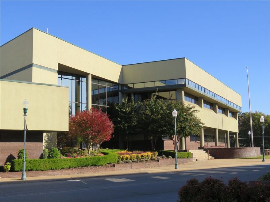 This is a two-story office building located in Historic Downtown Siloam Springs, AR.  This is the former corporate headquarters of Allen Canning/Sager Creek