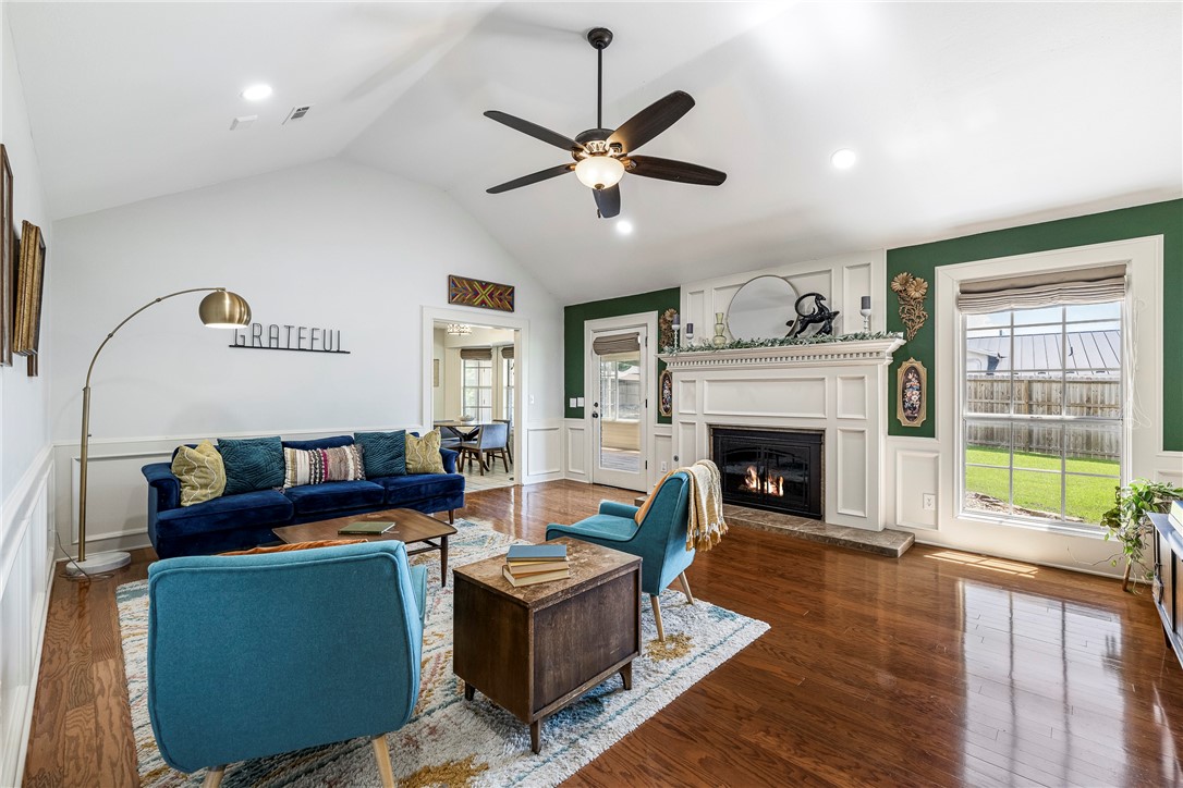 You just can't find a more central location than this! Convenient to the Razorback Greenway, Lake Fayetteville, shopping, dining and so much more! Welcome to this gorgeous home at 205 Michelle. Imagine enjoying this cheery living room overlooking your spacious yard (new fence and landscaping in 2022) or relax in one of the 4 spacious bedrooms! You will appreciate the solid hardwood flooring, fresh paint, granite counters and a fantastic layout offering 2 living rooms and a formal dining room with lots of space and storage everywhere! The expansive yard and patio/fire pit area offers a backdrop for memories you'll build for years to come. You won't need to worry about a thing in your new home, with new architectural shingle roof, hvac, water heater, gutters and privacy fencing all in the last 4 years. Just move right in and enjoy this beautiful, well kept home in a quiet, friendly neighborhood. Don't wait, this one is special!