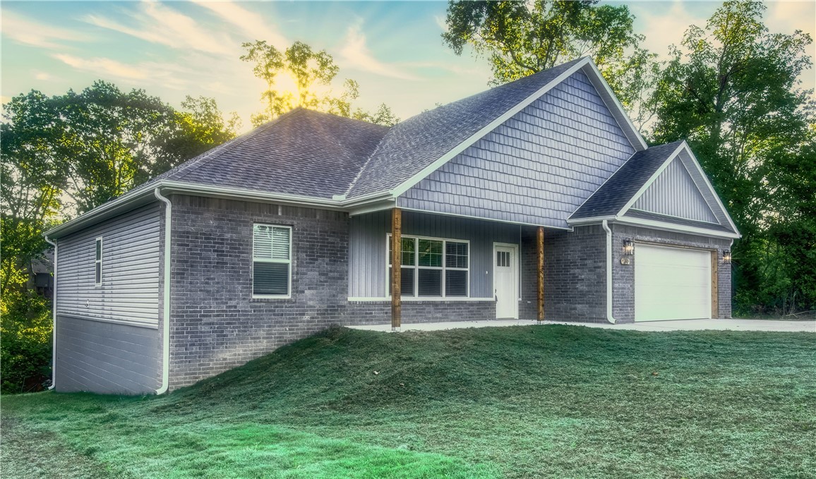 Seller offering $3500 in Seller Concessions! This 3 Bed/2 Bath home features an open layout, kitchen island, granite countertops, stainless steel appliances, and a large pantry.  Large back deck will be great for hosting, morning coffee, and to sit, relax, and enjoy the wildlife. Home is minutes away The home is minutes away from Loch Lomond, I-49, and not too far from Bach 40 hiking and biking trails.  Home comes with a 1-year Builders Warranty.  Under Construction - completion date of October 7th.