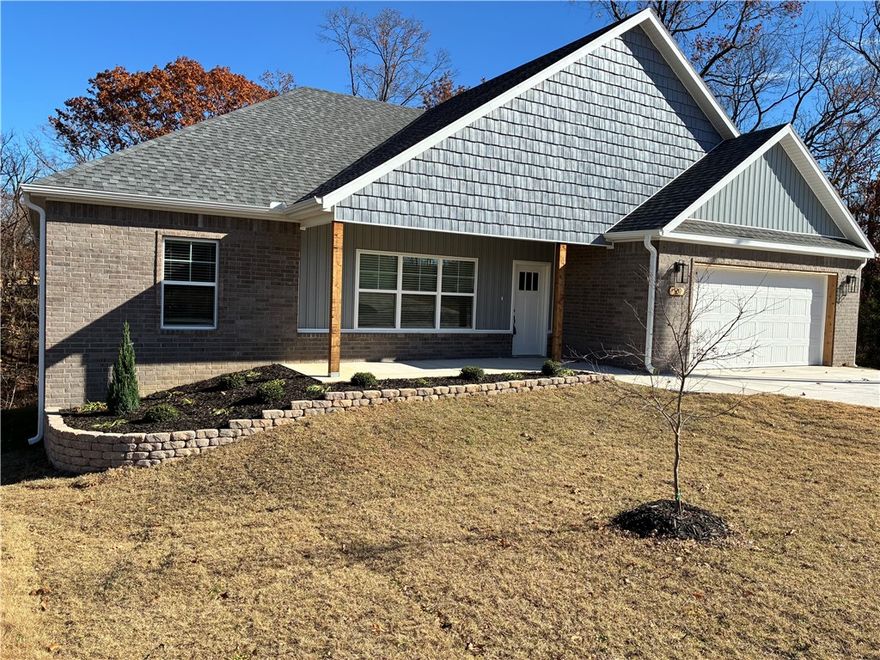 Seller offering $3500 in Seller Concessions! This 3 Bed/2 Bath home features an open layout, kitchen island, granite countertops, stainless steel appliances, and a large pantry.  Large back deck will be great for hosting, morning coffee, and to sit, relax, and enjoy the wildlife. Home is minutes away The home is minutes away from Loch Lomond, I-49, and not too far from Bach 40 hiking and biking trails.  Home comes with a 1-year Builders Warranty.  Under Construction - completion date of October 7th.