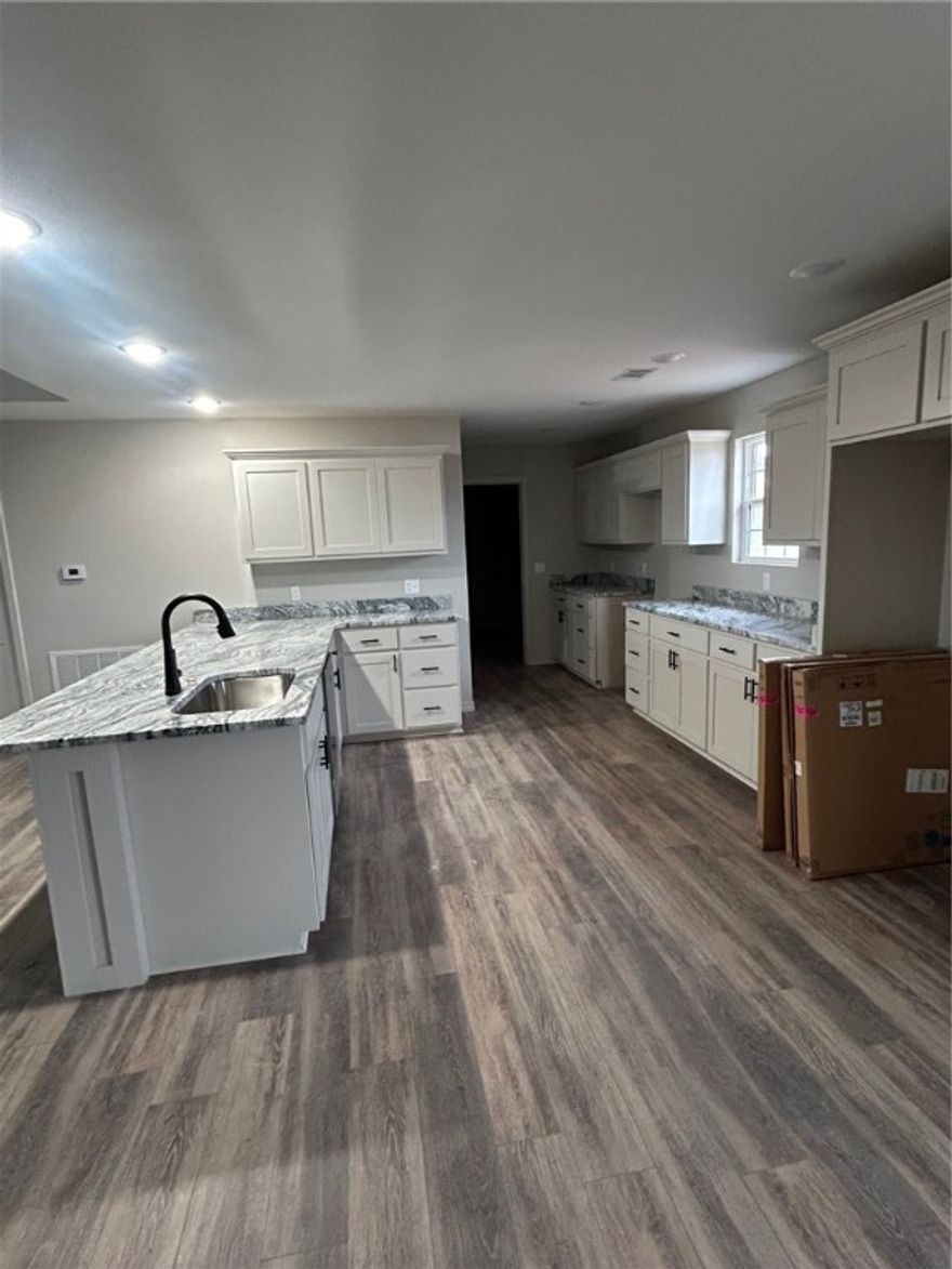Beautiful new construction featuring 3 bedrooms, 2 baths, and a split floor plan designed for comfort and privacy. The open-concept living, kitchen, and dining area creates an easy, welcoming flow throughout the home. Located just outside the city limits, you’ll love the quiet setting while still being close to town.
