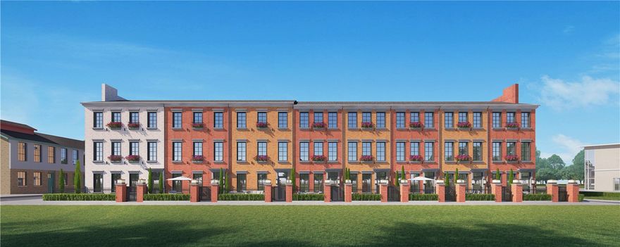 Welcome to Oak One! These stately downtown Bentonville townhomes are truly in a league of their own. With a timeless facade of brick and cast stone, this residence boasts a private, fenced green space with beautiful views of the treelined and tranquil Gilmore Park. Walk inside to extraordinary interior features: herringbone flooring, 7’ solid core doors, a 1000 teardrop chandelier above the kitchen island, 24k gold plated pendant lights and 24k gold plated retractable blade chandelier ceiling fans, and more! Smart toilets are included throughout, in addition to heated towel racks, an electric fireplace and the 2024 European award winning brand for luxury and sustainability, Hansgrohe, faucets & shower heads. With the downtown bike trail, children’s park, and dining directly adjacent, this is the ultimate location to experience the Bentonville lifestyle. Oak One welcomes you to call and discover what makes an Oak One home more wonderful.