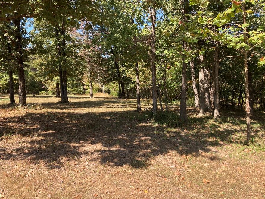 Spacious lot with mature trees for building your dream home. Water is available onsite with electricity at the road. Located within minutes from XNA, Bentonville West, and other amenities.