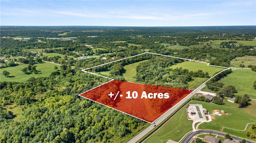 Zoned R-3 - The HDR urban neighborhood district is to provide for multifamily development and is characterized by traditional apartment-type units in attached living complexes. Congregate housing for the elderly is also anticipated in this zone. +/-10 acres, with excellent development possibilities in up-and-coming Lowell! Property is generally level and is able to be connected to Springdale Water and Sewer which is only about 1000' from the property! Property boasts a high visibility with over 1,700' of major road frontage on W Monroe Ave, offering easy access to I-49, the Springdale Bypass.