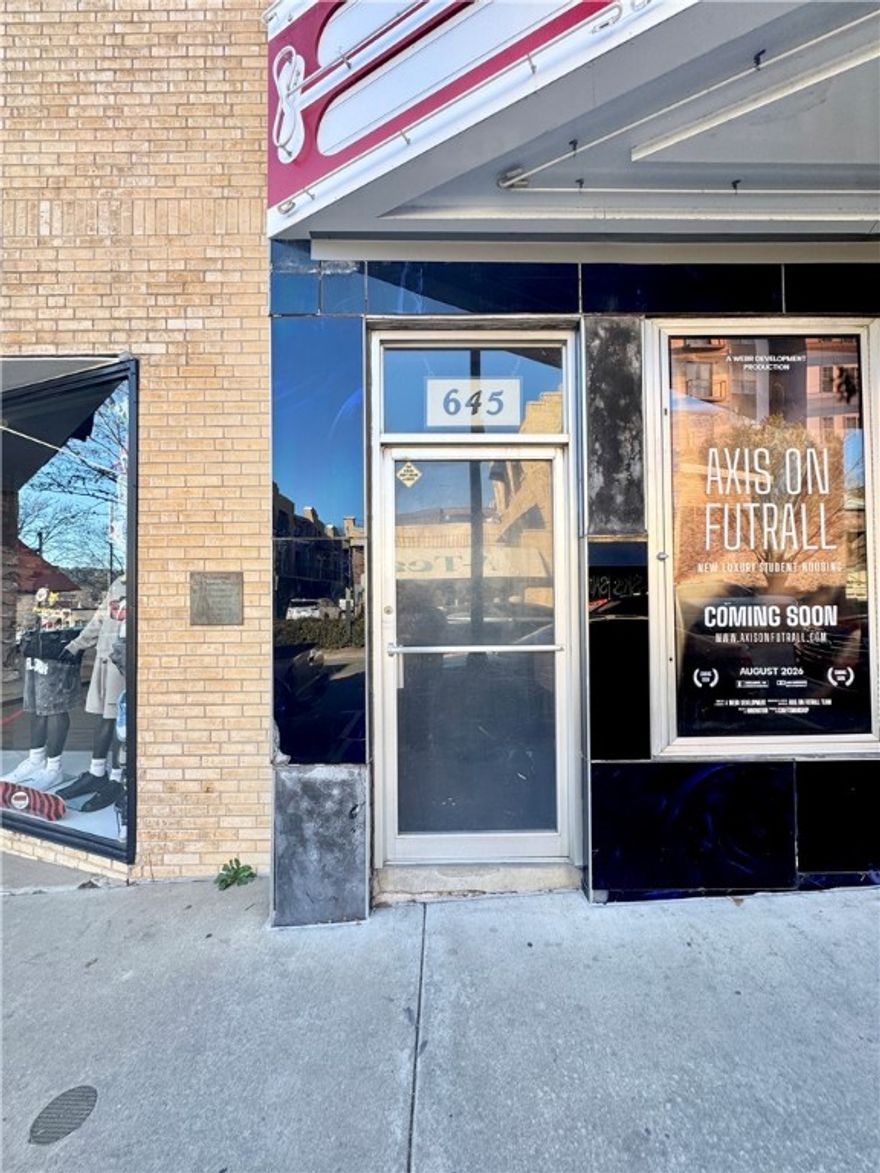 Charming studio-style apartment located in the heart of downtown Fayetteville on iconic Dickson Street! This unique unit features original wood flooring, nine-foot ceilings, and timeless character that captures the charm of historic downtown living. Fridge and private parking included. Unbeatable walkability to the University of Arkansas, the Downtown Fayetteville Square, local coffee shops, restaurants, nightlife, and the Razorback Greenway. All utilities are included. Tenants responsible for WIFI. This property is not pet-friendly and does not have on-site laundry facilities. A rare opportunity to live steps from everything Dickson Street has to offer—schedule your showing today!