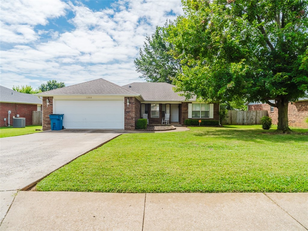 A gem of a find & location at its finest! Beautifully updated & perfectly situated on east side of town is this 3-bedrrom 2-bath home. Walking distance to BHS & w/ Razorback Greenway Trail in your back yard. Minutes from d/town Bentonville, Crystal Bridges, local eateries & the new amazing Walmart Headquarters. Step inside & enjoy the cozy yet spacious living room flowing into an open kitchen featuring granite countertops, ample cabinet space, all created in timeless black and white design. Another feature you will love for entertaining or enjoying a peaceful evening outdoors is the large covered extended patio/deck w/ a fire pit to utilize & gather around all seasons. Recent updates: New roof-2018, new 6 ft. privacy wood fence 2019, New HVAC in 2020, New gutters & gutter guards 2021, Custom primary bath renovation 2024, & new 50-gallon hot water heater. This property has been so loved & well taken care of and offers incredible potential w/ so many major updates completed!
