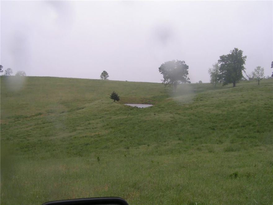 Very nice 520 acres about 75% pasture and 25% wooded. This place is set up in 4 pastures. It has 2 springs, a water well, lots of wildlife and views.