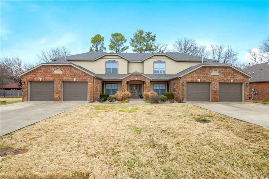 Looking for that great investment property? The work has been done for you in this 4-Plex located in Sunbridge Villas Subdivision. 3 units completely remodeled and 1 partially (2020/2021) 3 BR/2 BA/1 car-garage. Updates/Features include: All new wood luxury vinyl plank flooring through living areas, high ceilings, NEST thermostats, cordless blinds, LED lighting, and ceiling fans. Kitchen updates feature pendant lighting and ALL NEW microwaves, dishwashers, glass cook top stoves, granite counters, and large stainless steel bowl sinks w/pull down sprayer faucets. Restrooms are updated w/NEW vanities, faucets, toilets, and mirrors. New water heater, roof and gutters(2020). All units convey w/full size washer/dryer, refrigerator and gas log fireplace. Easily accessible neighborhood, close to U of A, greenway, trails, parks, shopping, restaurants, businesses, downtown, Dickson Street, Fayetteville Square and I-49.