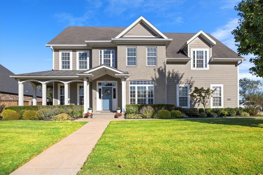 Step into luxury and convenience in this beautifully designed home, where southern charm meets modern elegance.Fall in love with the inviting wrap-around front porch, perfect for enjoying peaceful mornings or relaxing evenings. Inside, you'll find gorgeous White Oak flooring throughout, adding warmth to every room. The remodeled kitchen is a chef’s dream, complete with a butler’s pantry and a walk-in pantry .The living room features a cozy wood-burning fireplace with a convenient gas starter, creating the perfect for gatherings or quiet nights at home. Upstairs, you'll find a spacious second ensuite bedroom and 2 more bedroom sharing a jack and Jill bathroom; Entertain private home theater perfect for movie nights or watching your favorite sports. The theater is equipped with built-in 7.1 surround sound speakers, an HD projector, a kitchenette with a refrigerator, a wine cooler, and even a Murphy bed, all with a separate private entry for ultimate comfort and flexibility. New carpets through out!