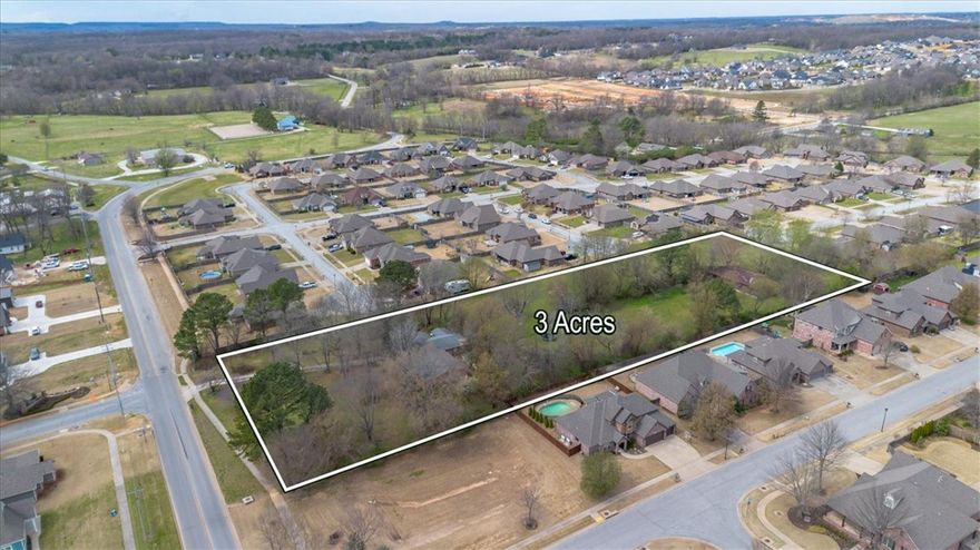 This is a prime piece of land ready for multi-family or town homes. Great location surrounded by residential homes and near Greenway. The property has not been annexed into Fayetteville and has a ton of potential. No value is being placed in the home. There is a barn on the property and two wells. Natural gas, electric, and city water is also on site. See agent remarks before showing.