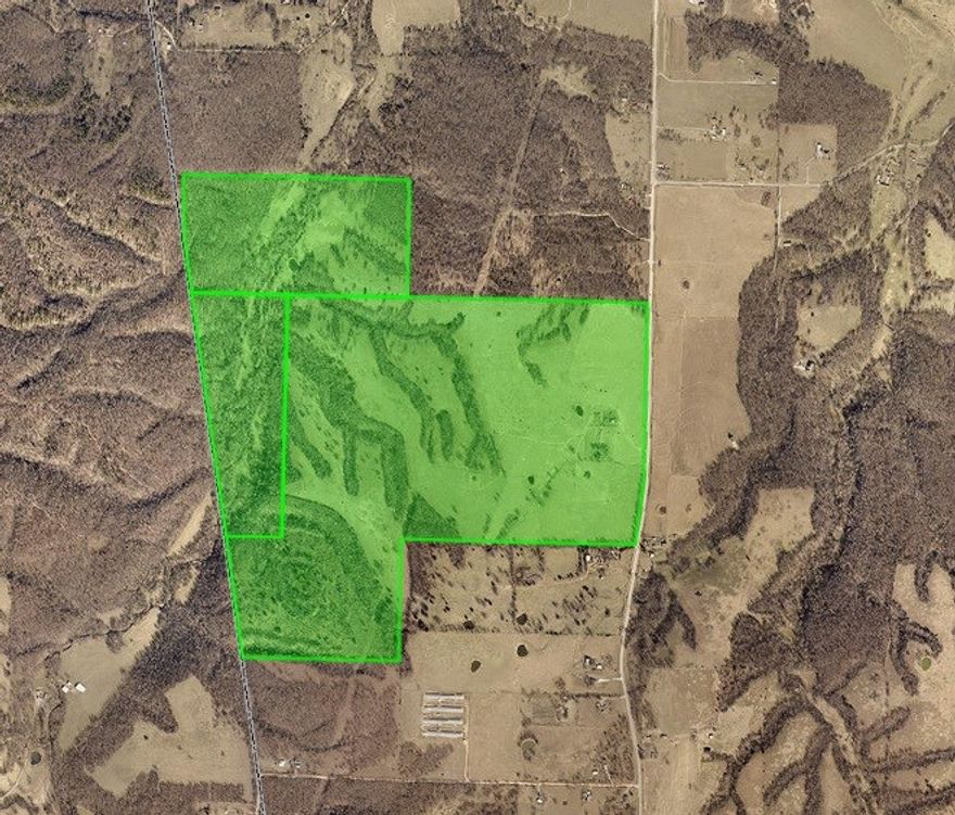 Not many 400+ acre tracts left in Washington County. Well produces over 50 GPM and id piped to water across the property. Creek, large spring & corral system. There is a current lease on this property until October 31, 2019.