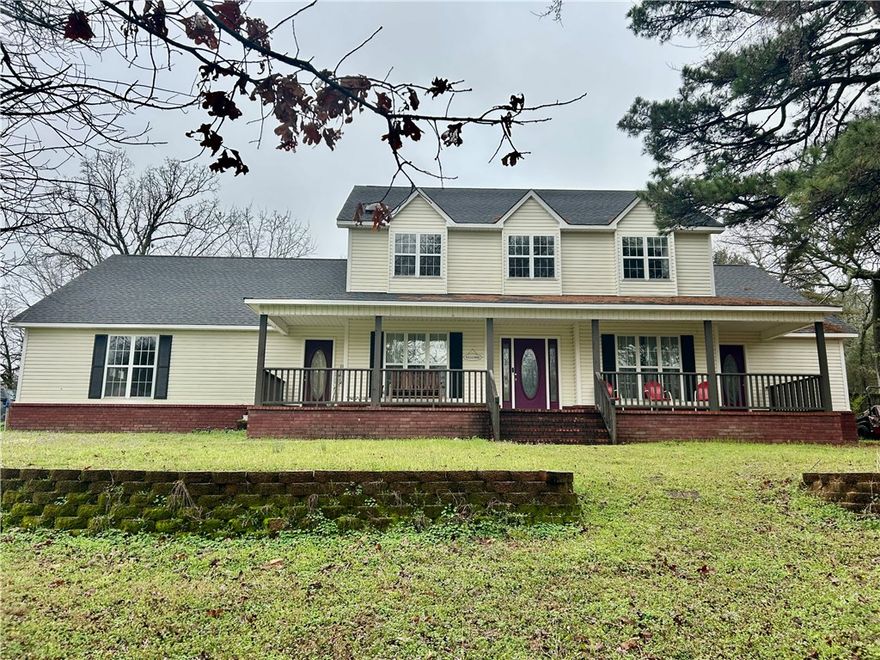 Welcome to this premier estate offering spectacular country living on 5.27 beautiful acres. This impressive property features a stunning pool, charming gazebos, and custom built-ins throughout. Designed for both comfort and entertaining, the home offers a spacious family room, formal living room, two dining areas, and a dedicated office. The chef's kitchen is well-appointed with abundant workspace and cabinetry, perfect for preparing meals and gathering with family and friends. The home includes two primary suites, providing flexible living arrangements. Upstairs you'll find a cozy sitting room, loft area, three additional bedrooms, and two full bathrooms. A huge heated and cooled bonus room off the garage offers endless possibilities for a game room, gym, or guest space. With its stately presence, expansive grounds, and exceptional amenities, this remarkable estate delivers country living at its finest while offering space, comfort, and elegance throughout.