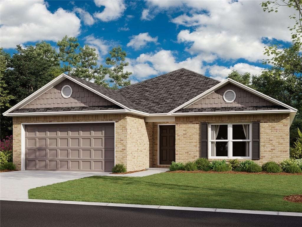 The lovely Ross plan is packed with curb appeal with its welcoming covered front porch and inviting front yard landscaping. This home features an open floor plan with 3 bedrooms, 2 bathrooms, an expansive family room, and an eat-in kitchen fully equipped with energy-efficient appliances, ample counter space, and a roomy pantry. Plus, a covered entryway. Learn more about this home today! *Photos are of similar model