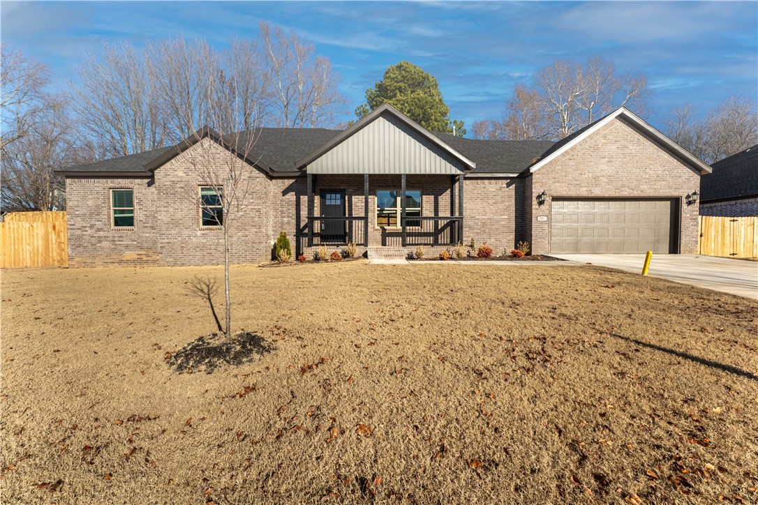 New construction full brick home in new subdivision. This home features 3 beds 2 bath custom built cabinets, granite countertops, his and hers closet in master. Agent related to seller.