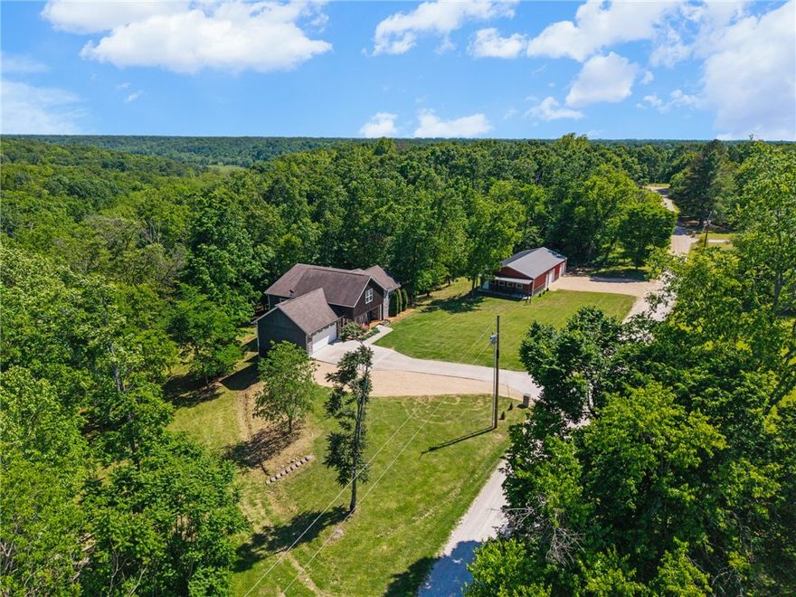 Some homes check boxes. This one raises the bar. This stunning 4-bed, 4-bath, 4,491sqft home sits on 3 private acres in Bentonville, and it's loaded with high-end finishes throughout. The open, light-filled layout is built for real living, with a kitchen that delivers on both style and function. A second living room and a game room with a wet bar make this home an entertainer's dream from the moment you walk in. The spacious primary suite offers the retreat you've been looking for, and three additional bedrooms plus an office gives everyone room to spread out. Enjoy views from the top deck or from the downstairs walkout patio, your own private oasis. But the real showstopper? A massive shop with a dedicated woodworking station and enough room to add a full gym, the kind of space most people spend years wishing they had. In the backyard you'll also find the treehouse of your kid's dreams. Three acres of privacy, zero compromise on location. This is Bentonville living at its best.