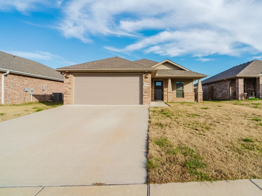 A modern 3-bedroom, 2 bath, 2 car garage home. Energy efficient with solar- Owner pays for electric- additional $100 will be added to monthly rent for electric. Open concept featuring wood look tile through main areas, eat in kitchen, granite counters, all stainless-steel appliances to convey. Washer/dryer provided for convenience. Spacious back yard and fenced for privacy. Pets considered with increased deposit. $50 per adult occupant to apply.