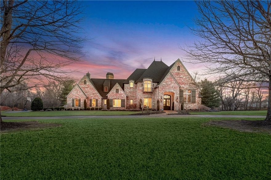 Impeccable Talamore Estate Home on 2.02 Ac w/5 Car Garage & Saltwater Pool. Your 6,479 SF Home feat. new paint throughout, hand scraped wood floors & custom upgrades. Grand entry welcomes you w/beautiful formal dining space to left & formal sitting room ahead. The living area is spacious and open w/beautiful views to your private oasis outside. Kitchen boasts 6 burner gas stove w/double oven, SubZero Fridge, built in espresso maker, wine fridge & much more! Living room has vaulted ceilings w/wood beams and beautiful stone fireplace. Main level has guest bed w/ensuite. Primary suite is spacious w/spa worthy bath feat. Tub, walk through shower, separate vanities & custom WIC. Upstairs is the study w/built ins & fireplace. 2 guest beds each w/ensuite & WIC. Billiards room, Home Theatre w/Wet bar & bonus room. Heated 4 Garage w/climate-controlled storage room. 5th Garage home gym w/access to pool & half bath. Private wooded setting for your expansive pool & patio. Contact agent for full list of upgrades & floorplan.