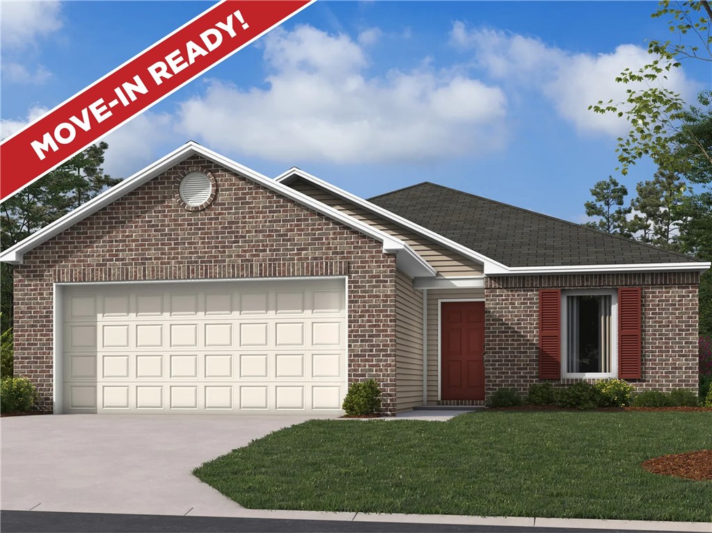 OFFERING A 4.65% FIXED INTEREST RATE ON VA, USDA,AND FHA LOANS OR $12K TOWARDS CLOSING COSTS OR $10,000 IN CLOSING COST PAID PLUS āPICK 2ā REFRIGERATOR, WASHER & DRYER, FULL GUTTERS, BLINDS, OR GARAGE DOOR MOTOR THROUGH 10/03/24 @6:00PM OR UNTIL FUNDS RUN OUT WHEN USING PREFERRED LENDER AND TITLE COMPANY!!!!
MOVE IN READY!!!
Introducing the beautiful Wright plan, a home that exudes curb appeal with its charming covered front entry and inviting front yard landscaping. This open-concept residence features a well-designed floor plan with three spacious bedrooms and two modern bathrooms, including a spacious master suite with walk-in closets. The marvelous kitchen is fully equipped with energy-efficient appliances and conveniently located laundry just off the garage, making daily life a breeze. Donāt miss your chance to explore this exceptional home today! *Photos are of a similar model.