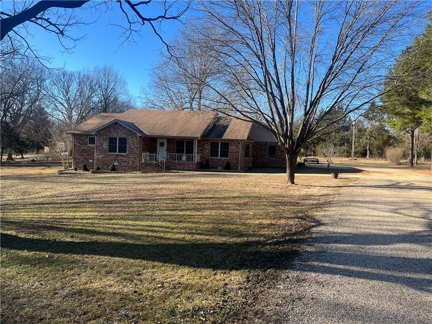 This beautifully maintained, ranch-style home offers three bedrooms with 2 and 1/2 baths on 1.5 acres in Red Apple Subdivision.  The home has a spacious living area with recessed ceiling and a gas fireplace with a separate dining area, large eat-in kitchen, a pantry and laundry area. Double sliding doors provide easy access from the living room to the covered deck.  A half bath is located off the deck, perfect for easy cleanup after outdoor activities or yard work. The primary bedroom includes a large walk-in closet, an ensuite bath with a jetted tub and separate walk-in shower. Just off the primary bedroom is a sunroom/reading room with access to the deck.  Outside, you’ll find a well-manicured yard, a fenced backyard, and a designated fire pit area for relaxing evenings. A storage building offers space for lawn equipment and outdoor toys. All of this is just minutes from the world-famous White River trout fishing, while still enjoying the convenience of city living.