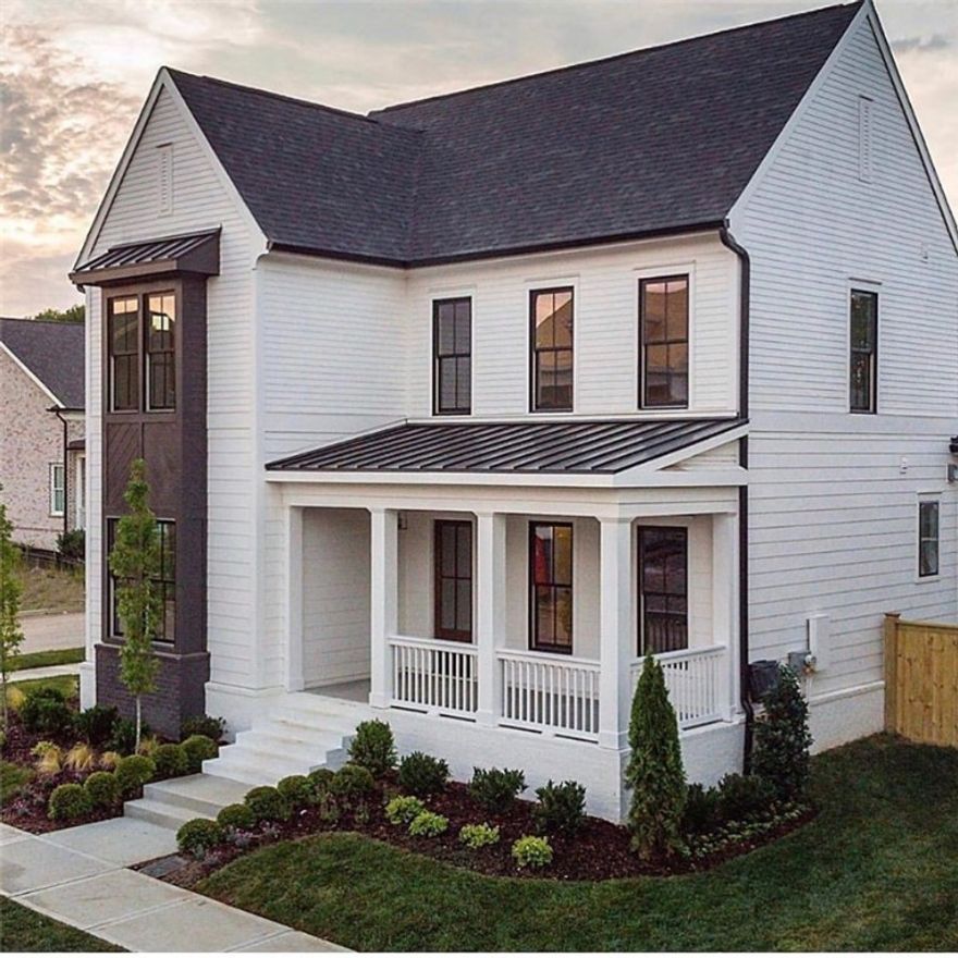 This beautiful, new construction home located in downtown Bentonville reimagines modern farmhouse living. The two-story home exudes style and charm with modern elements and a rocking chair front porch. Inside, the 2,781 square-foot home features the perfect mix of clean, contemporary design with the added warmth of farmhouse comfort. Featuring 4 bedrooms with 3.5 baths, generously sized living spaces, tall ceilings and high-end finishes that create a simple, yet refined aesthetic best described as elevated living. A detached garage further enhances the property with an upstairs 576 sq. ft.(included in total square footage) apartment ensuite. Perfectly located in downtown Bentonville, the home is walking distance to the charming square, which has great restaurants and numerous specialty shops.