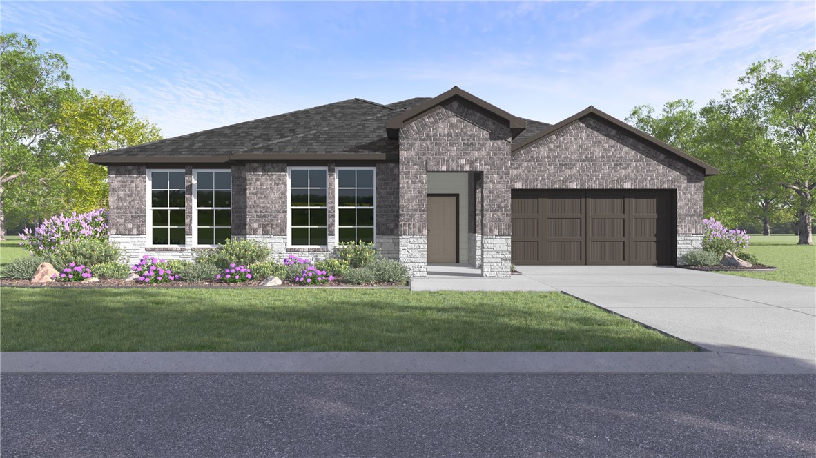Come to the community model today! This DEAN plan is a fabulous floorplan with 4 Bedroom and 2 Bathrooms! Kitchen is open to the living room. This home boasts gorgeous quartz kitchen countertops, stainless steel appliances, cozy Electric fireplace with heater, and Luxury Vinyl plank flooring throughout! Primary bath has an oversized shower, walk in closet and dual sinks with quartz countertops. Fans in all bedrooms as well as the living room! This home exterior will have 4 sides brick! Covered patio and a landscape package. Garage Door opener! Tankless hot water heater! Wagon Wheel Crossing. Make it home!