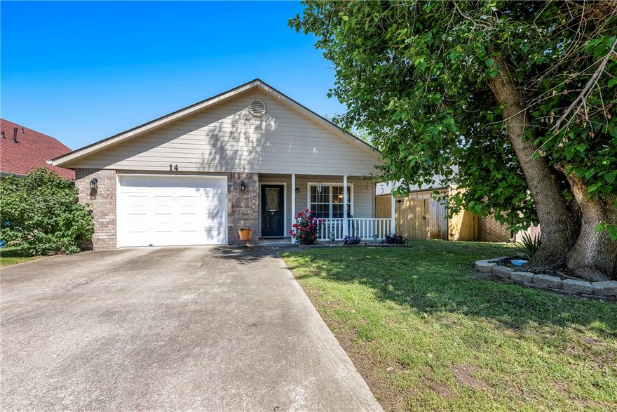Location Location Location!!   Walk or bike to Bentonville’s best spots! – easy walkability to the new Wal-Mart Campus, Orchards Park & Memorial Park. 5 minute drive to Downtown Bentonville, Crystal Bridges Museum and quick access to I-49. This charming 2 bedroom, 2bath home is picture perfect and has been lovingly cared for. Enjoy a fully fenced backyard for gardening, play and entertaining, plus a 1-car garage for convenience. Whether you're a first-time buyer, investor, or someone looking to downsize without sacrificing location, this home is a rare opportunity in the heart of Bentonville!