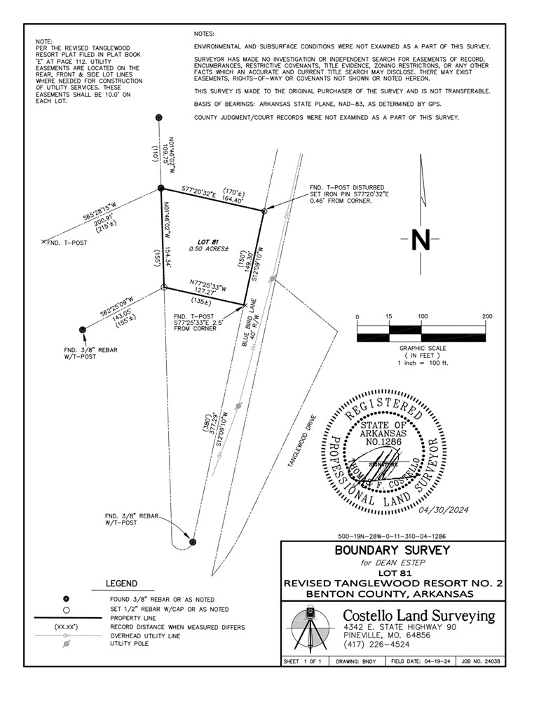 Lot 81 Tanglewood Resort 2 - Land