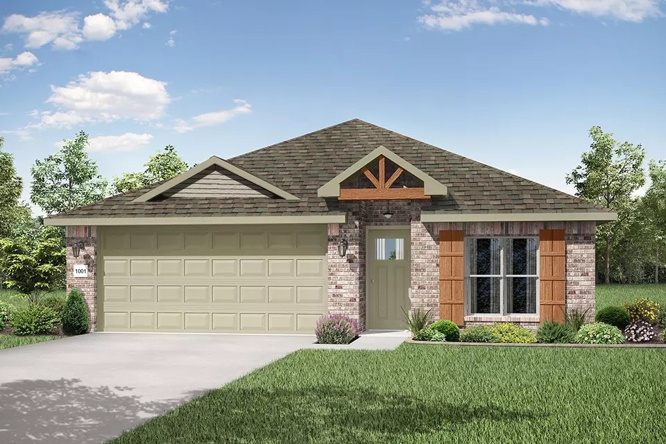 This 4 bedroom, 2 bathroom, 1550 square feet home is
ready to be filled with your family and friends! Natural
light streams into the living and kitchen area so you can
enjoy a spacious and airy family area with a dedicated
dining space. Available space is truly maximized in this
home with a large walk-in master closet and a dedicated
laundry space and linen closet.
Taxes subject to change based on new construction.