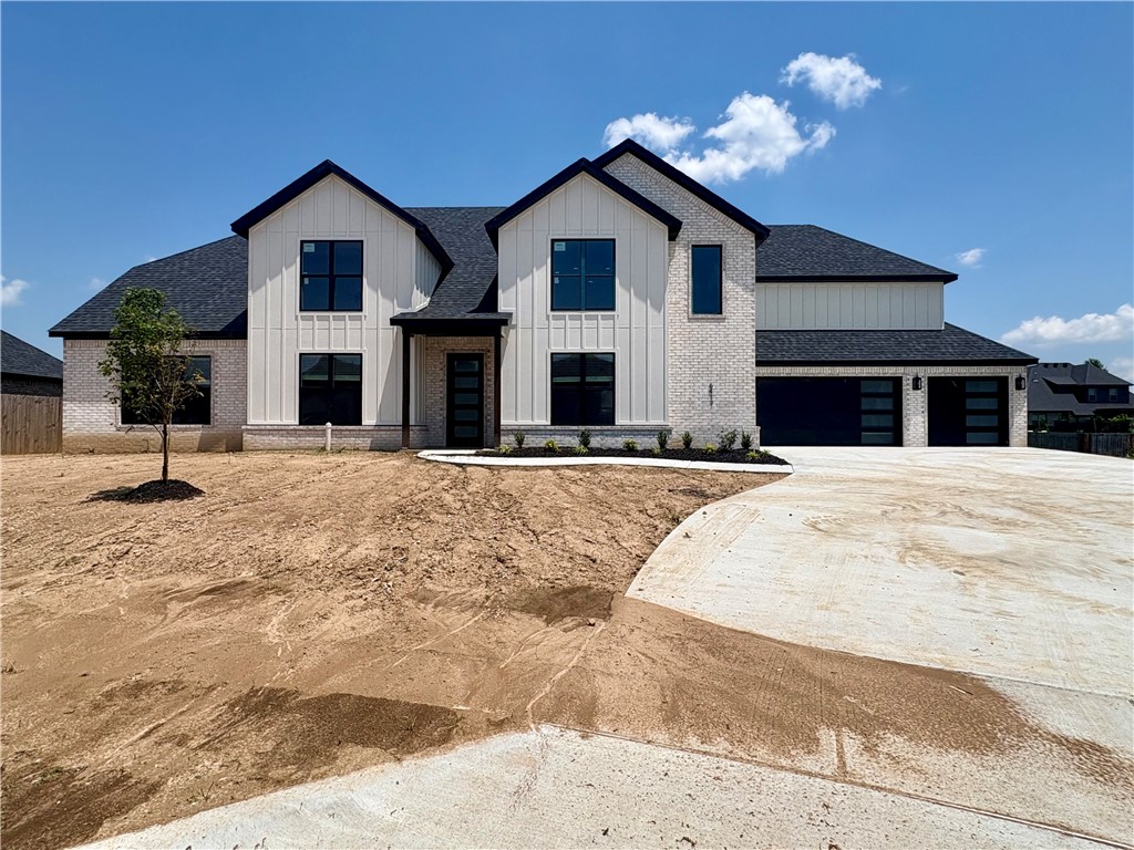 Welcome to Sky Valley, a vibrant community located in the heart of Rogers, Arkansas — just minutes from top attractions like the Walmart AMP, Pinnacle Hills Promenade, and a variety of dining options. This neighborhood offers the ideal mix of peaceful living and urban convenience.The Maverick Plan features 3,486 sq ft of thoughtfully designed space with 4 bedrooms and 3.5 bathrooms. You'll love the soaring ceilings and open-concept layout that connects the living, dining, and kitchen areas — perfect for daily living and entertaining.The main level includes a home office and a spacious primary suite with a luxurious bath and direct access to the utility room. Upstairs, you’ll find three more bedrooms — one with a private en-suite, and two connected by a Jack-and-Jill bathroom.Additional features include a three-car garage and a covered back patio. This plan is a must see check it out today!