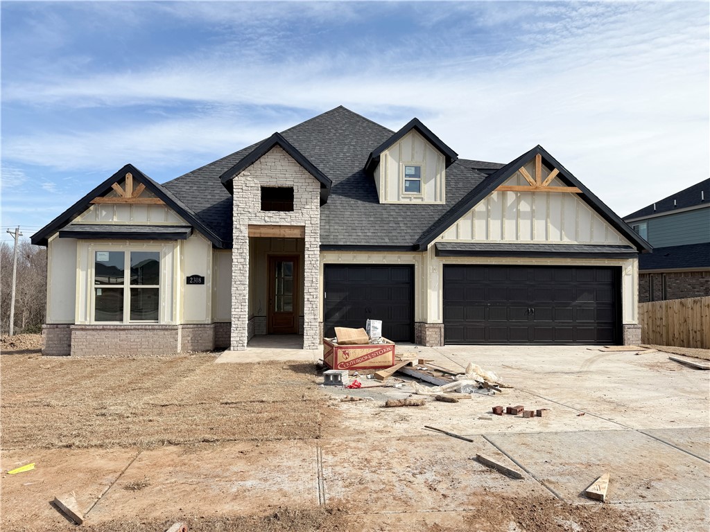 Welcome to the Bella Plan in Arlington Subdivision, located in the heart of Pea Ridge! This spacious 2,746 sq. ft., 4-bed, 3-bath home offers a two-story layout that blends style and functionality. The open-concept kitchen and dining room are perfect for family gatherings, while the living room features a stunning vaulted ceiling and a cozy fireplace to set the mood.Upstairs, the bonus room offers versatile space for a home office, playroom, or media room. The master suite serves as a private retreat, and the covered back patio, with a fireplace and unheated storage, extends your living space outdoors. A 3-car garage adds convenience and ample storage.Pea Ridge offers the best of small-town living, with scenic outdoor activities like hiking, fishing, and a close-knit community atmosphere. Enjoy the serenity of nature while being just a short drive away from all the amenities of Northwest Arkansas.Visit Sundays from 1-4 PM to tour this exceptional home and experience all that Pea Ridge and Arlington have to offer!