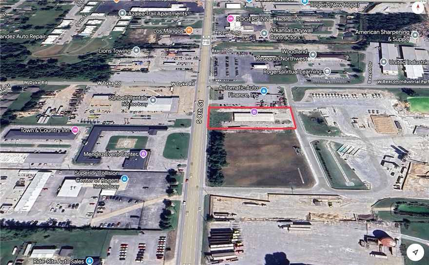 Heavy traffic commercial site with major visibility on s. 8th. st. 24,000 vehicles per day. This site will be perfect for retail, storage, services, warehouse, other. Currently zoned industrial and next to Commercial and other Industrial.Please reference MLS #1330044.