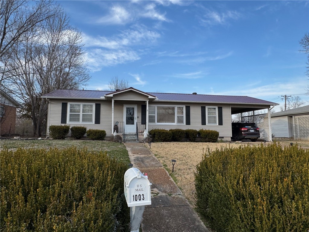 This 3 bd, 1 ba home is in a great neighborhood near Forest Heights School. This cozy home includes the fridge, stove, oven, freezer, stackable washer/dryer. Solid built home has a metal roof, fenced back yard, nice covered deck, large storage building and a storage room in the carport.