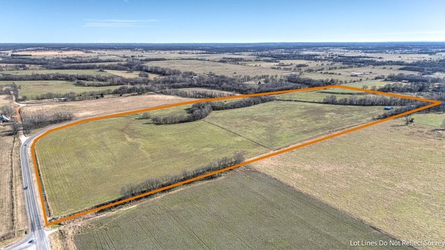 Approximately 89+ acres with live spring fed stream, 85% open pasture, fenced and cross fenced. Features a 40x60 pole barn with electricity, 40x40 pole barn, old mobile home for storage plus well, septic and electric on site. Public water available at entrance. Over 4100' of frontage on AR-43. Ideal for livestock, farming or future homesites.
