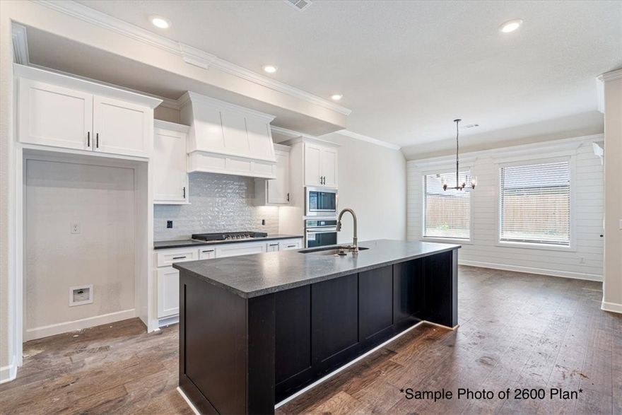 Welcome to Hillcrest in Cave Springs!Nestled on the peaceful outskirts of town, Hillcrest offers a rare blend of natural serenity and everyday convenience in NWA from shopping and dining to entertainment and top-rated schools. Introducing the 2600 Plan this spacious 5-bedroom, 3-bath home offers over 2,600 square feet of flexible, functional living space. Four bedrooms are located on the main level, including a private primary suite thoughtfully separated from the other rooms by the open-concept kitchen, dining, and living areas.The fifth bedroom is located upstairs with its own full bath. One of the main-level bedrooms can easily be converted into a dedicated office.Additional features include a spacious three-car garage with plenty of storage, and a covered back patio with a cozy fireplace.