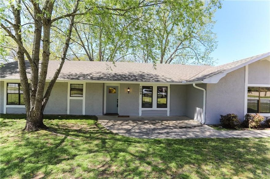 Live close to all that Bentonville has to offer! This charming Mediterranean-style 3 bed, 2 bath home sits on a large corner lot in a quiet neighborhood just minutes from the Bentonville Square and biking trails. Inside you’ll find an open, inviting layout with a gas log fireplace, updated finishes, and all appliances—plus washer and dryer—included. Outside, enjoy a spacious deck and a double garage for parking and storage. Recently updated and move-in ready, this rental offers convenience, comfort, and an unbeatable Bentonville location.