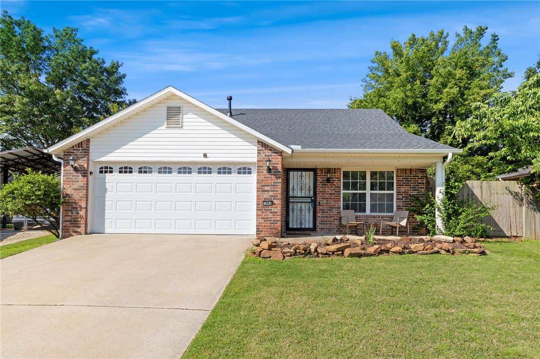 Welcome to this beautifully updated home with modern convenience and charming details in an established Fayetteville neighborhood! This well-appointed 3 bed, 2 bath home showcases tons of recent updates; including a brand new roof, new paint, new flooring downstairs, lighting, & ceiling fans; making it move-in ready. The kitchen includes a stylish new backsplash and accent wall, and all new stainless appliances. Bathrooms feature granite countertops, new hardware, sinks, & toilets. Large bedrooms provide plenty of space for furnishings, decor, and comfort. Current owners love sitting on the front porch, spending time in the welcoming back yard, updated kitchen, and spacious living room filled with natural light. Located in a friendly neighborhood with a park and a trail leading to the White River, you’ll love the sense of community here. Schedule a tour today!