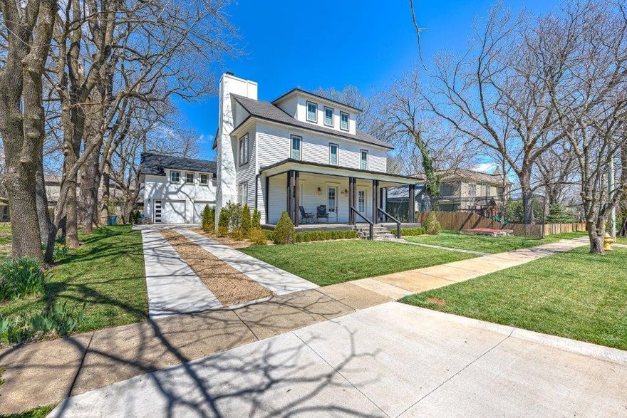 ENJOY THE BEST OF DOWNTOWN BENTONVILLE LIVING in this custom renovated modern farmhouse masterpiece just a few short blocks from the Bentonville City Square!!  600 sq ft detached garage/in-law apartment is a fabulous new addition to this original Bentonville home and features a kitchen, bedroom, full bath and dining/living space!  Spacious backyard ideal for entertaining includes extended outdoor patio spaces w/ built-in grill and hot tub plus a detached 23 x 17 screened pavilion with wet bar!  Charming rocking chair front porch welcomes you into the main house featuring 3 levels of living space with beautiful wood flooring throughout, custom blinds, wood burning fireplace, quartz countertops, formal dining, well-appointed sleek and modern kitchen w/ large island and Wolf gas range w/ double ovens, charming and spacious living room, and a newly added 3rd floor hosting a large bonus room, bedroom and full bath!  Within walking distance to the square, great restaurants, shopping, trails and more!