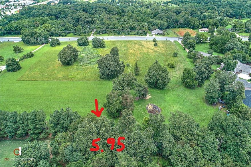 Exact legal description TBD by survey. Parcel; A portion (5.95 +/- acres), of parcel 02-01694-230.
Sale of this property is contingent upon the purchase of adjacent W. Perry Rd listing of 9.56 +/-.