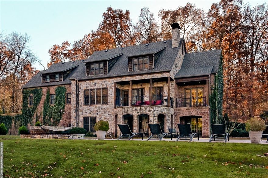 Amazing East Fayetteville estate property-beautiful landscaping on 4 acres. Minutes from restaurants & schools.  A formal sitting room with cathedral ceilings & elegant dining room, greet you upon entry. (4 fireplaces) Then head into the open floor plan eat-in kitchen/family room with great natural light.  Upstairs you will find a master bedroom with sitting room & 2 more bedrooms w/baths.  Head downstairs for a large game/family room & additional bedroom.  Outside you will find a gorgeous heated pool.