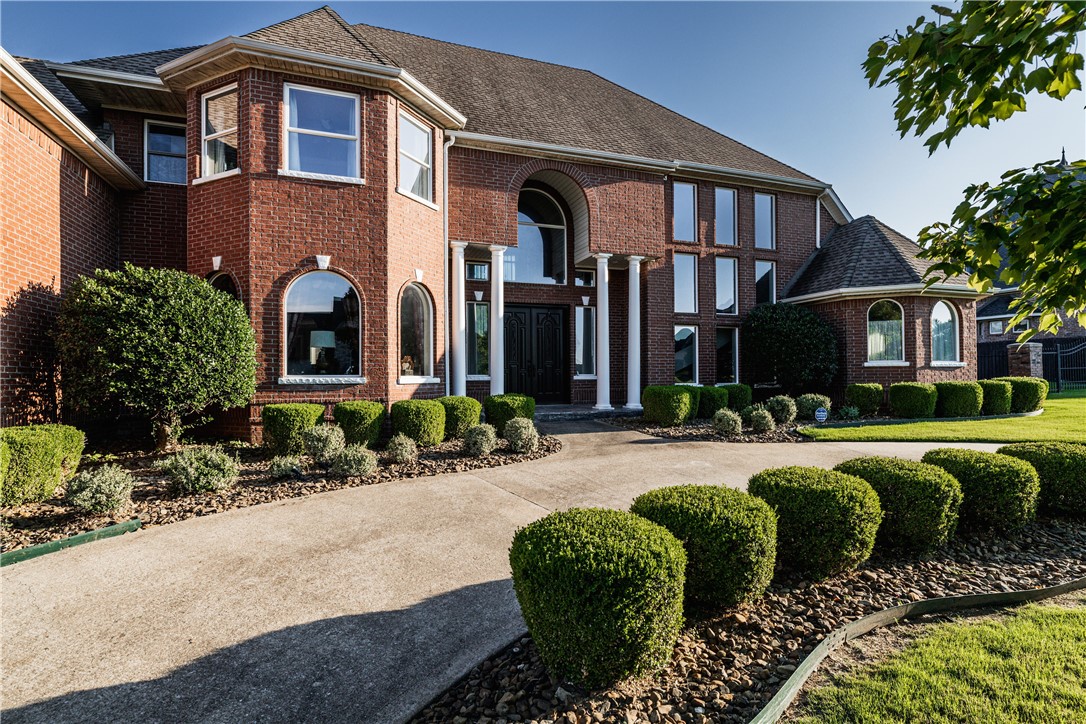 Sitting in one of the most desirable private communities in the area. This St Valery estate sits on a spacious .86 acre lot. Floor to ceiling windows allow natural light to pour in as you enter this immaculate residence allowing you take in all this estate has to offer. The remodeled kitchen, featuring two drawer dishwashers, induction cook top, top of the line appliances is open to one of the living areas, along with access to the outdoor oasis. The primary suite emits tons of natural light yet provides a peaceful feel. You will enjoy access to the backyard retreat, spacious closets, and stately en-suite. Upstairs you will find 3 spacious bedrooms with generous walk-in closets and en-suite bathrooms in each room. Even the garage will not disappoint with liquid granite floor, new full sink unit, and fresh paint. This home has been impeccably maintained with new appliances, newer roof, fresh pool salt cell and heater, and new downstairs HVAC. This home is also wired for an emergency generator.