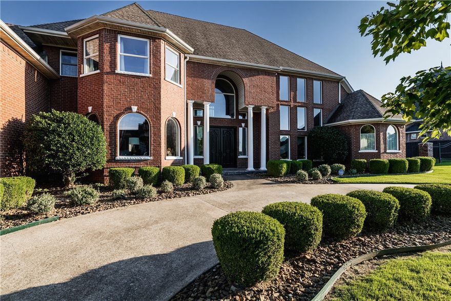 Sitting in one of the most desirable private communities in the area.  This St Valery estate sits on a spacious .86 acre lot.  Floor to ceiling windows allow natural light to pour in as you enter this immaculate residence allowing you take in all this estate has to offer.  The remodeled kitchen, featuring two drawer dishwashers, induction cook top, top of the line appliances is open to one of the living areas, along with access to the outdoor oasis.  The primary suite emits tons of natural light yet provides a peaceful feel.  You will enjoy access to the backyard retreat, spacious closets, and stately en-suite.  Upstairs you will find 3 spacious bedrooms with generous walk-in closets and en-suite bathrooms in each room.  Even the garage will not disappoint with liquid granite floor, new full sink unit, and fresh paint. This home has been impeccably maintained with new appliances, newer roof, fresh pool salt cell and heater, and new downstairs HVAC.  This home is also wired for an emergency generator.