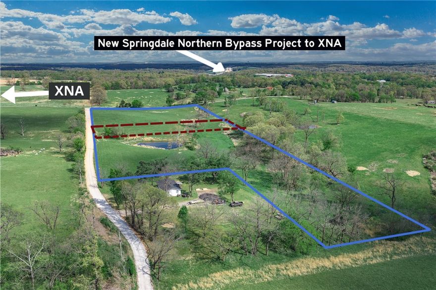 Just 2 miles from XNA Airport, this 1.74-acre corner parcel sits at the southwest corner of Hendrix and Reams Road in Gentry, offering paved road frontage. Please note: a lot split is currently in progress on the larger 12.4-acre tract, which is also available to purchase as a whole. This listing is specifically for lot 4 as identified in the attached survey and shown in the listing photos. The land is cleared and gently rolling, with electric, gas, and public water at the street — and the property has already perked for septic. Whether you're building your dream home or an investment property, this is a turnkey-ready lot in one of NW Arkansas's fastest-growing corridors. Refer to survey for exact boundaries. There will be restrictions provided by the Seller along with an approved Builder.