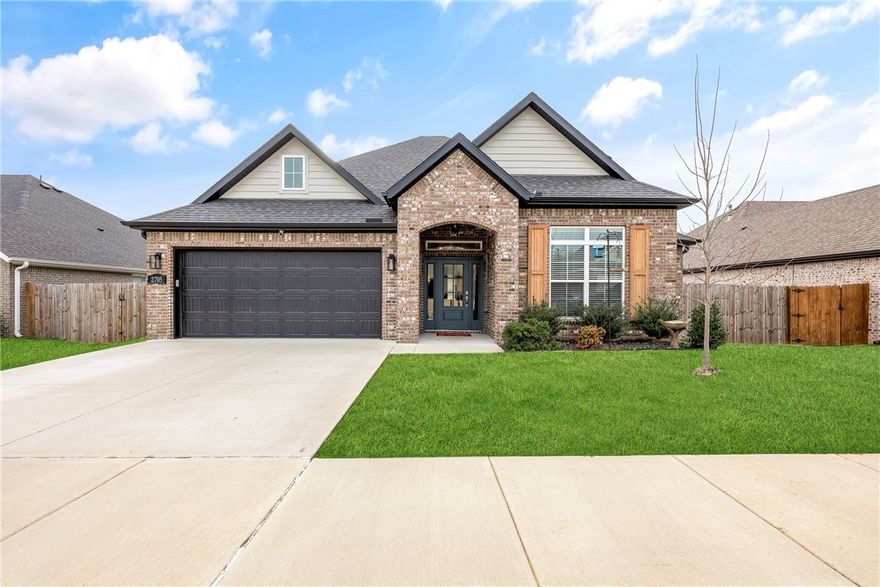 Located in Riverwalk Estates, this well-designed home offers fantastic curb appeal,  a flexible layout, and comfortable living spaces that adapt to everyday life. The open concept living area is light filled and flows seamlessly into the kitchen and dining space, creating an ideal setup for both entertaining and daily living. Enjoy the bright kitchen with a large island, granite countertops, and abundant cabinets.  The primary suite provides a private retreat with a spacious layout and en suite bath, while additional bedrooms offer flexibility for guests, a home office, or hobbies.  Residents in Riverwalk enjoy access to community amenities including a neighborhood pool, clubhouse, playground, and sport court.  Conveniently located in Fayetteville, this home offers easy access to shopping, dining, and everyday essentials while maintaining a neighborhood feel.