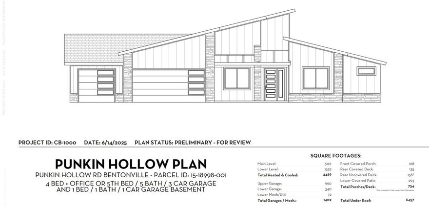 This 5.58-acre property offers privacy while remaining accessible to Bentonville, making it ideal for building a custom home. This build-to-suit opportunity is approximately 3.5 miles from Walton Blvd. The Seller and Listing Agent, a Custom Home Builder, are available to construct a home to the buyer's specifications; a proposed plan is attached. The property features an on-site water meter, with electric services available. A septic system will service the property, and propane is required for gas appliances. The price is negotiable depending on the deal structure and home finishes. The thoughtful floor plan includes a large three-car garage, theater room, downstairs mother-in-law suite/AirBNB, and private bathrooms in every bedroom, with ample space for an outdoor living area, shop, and circle drive. The possibilities are endless ā this property and location can support about as much luxury and amenities as you can imagine.