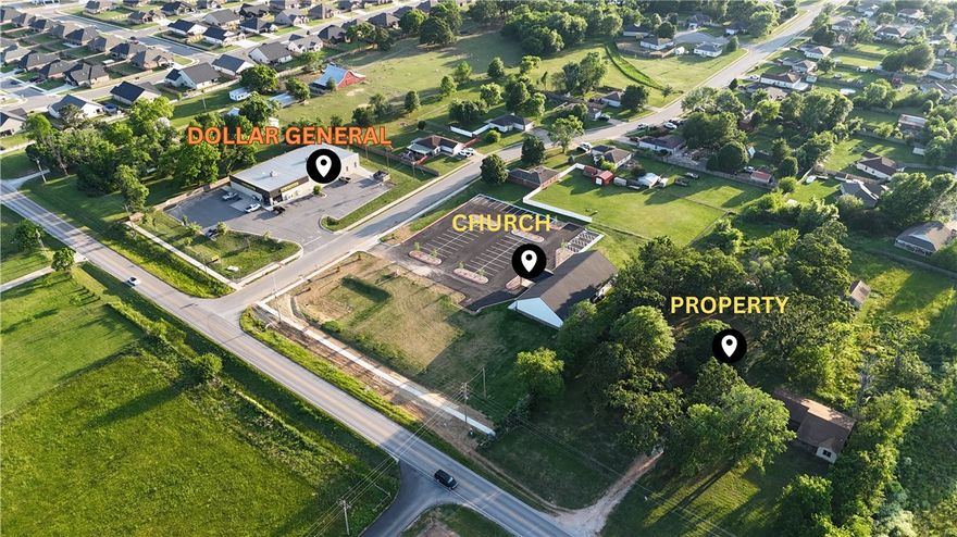 2.49 acres with major road frontage and zoned C1. Great location for a gas station, restaurant, or retail. The possibilities are endless. Property is beside Dollar General.