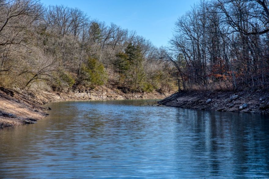 One of two excellent, private lakefront lots in the back of a quiet cove. The small subdivision named Bluewater Cove, is off the beaten path but is not hard to get to. Lot has a private driveway already cleared into the house site. The woods in and around this lot are not heavy with underbrush so walking is easy. This land would be perfect for a Beaver Lake getaway cabin! The adjacent lot is also available. These tracts do not have the ability to have a dock. Agent Owned.