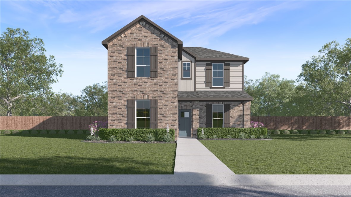 The Lovely 1983 plan with 2068 square feet in The Element, brought to you by D.R. Horton! This home offers 4 bedrooms and 3.5 bathrooms! Upon entering, you’ll find a spacious living room and kitchen with a dining room! The kitchen features beautiful quartz countertops, a gas range, and pantry. A guest bedroom with an ensuite is located on the first floor with all other bedrooms upstairs, including the primary bedroom and ensuite. The primary bath features quartz countertops with double sinks and a walk-in shower! Each home will have LVP flooring throughout the first floor, with carpeted stairs and carpet in all upstairs living areas. Upstairs wet areas will have LVP. The exterior will feature brick and Hardie® siding per plan and a covered patio per plan. These homes are equipped with smart home technology. The programmable thermostat allows you to effortlessly control your environment with the touch of a button. Landscape package! Garage Door opener! Taxes and parcel number TBD.
